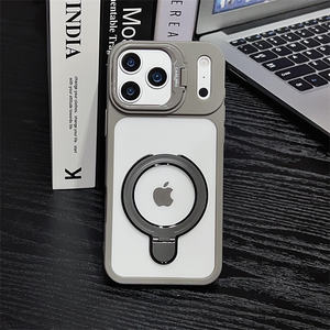 Custodia per Telefono in Acrilico Rigido Magnetico con Doppio Supporto Lichicase per <span class=keywords><strong>Oppo</strong></span> A3 A3X A40 A60 A54 A16 - Product Image 1