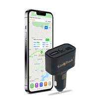 Application de suivi gratuite en temps réel Web Dc 9V-24V Batterie intégrée SinoTrack Micro allume-cigare Gps Tracker