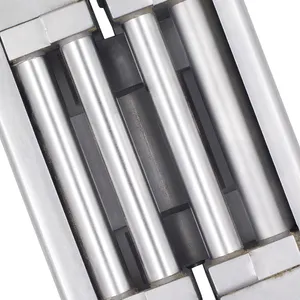 Hot Verkoop Zinklegering Satin Chrome Zware 3D Verstelbare Onzichtbare Verborgen Verborgen 80Kg Houten Deur Scharnieren