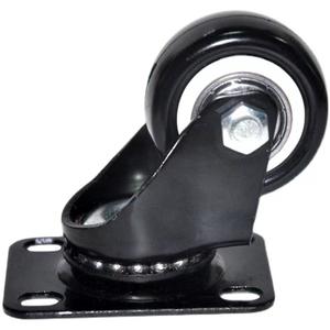 1.5/2/3 इंच लाइट ड्यूटी फर्नीचर कैस्टर पहियों काले पॉलीयुरेथेन स्विवेल कैस्टर के साथ कुर्सी/सोफे/कार्यालय फर्नीचर के लिए ब्रेक के साथ - Product Image 3