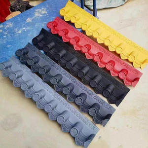 Tuile de toiture ondulée en bambou ASA imperméable, finition grain de bois, résistante aux chocs pour temple, hôtel, entrepôt et atelier - Product Image 1