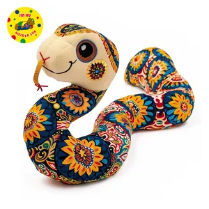 个性化动漫吉祥物促销礼品娃娃毛绒毛绒动物蛇眼镜蛇毛绒玩具 - Product Image 1