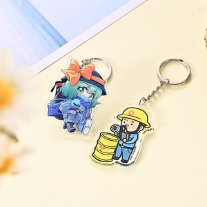 Acrylic Cartoon <b>Keychain</b> <b>Anime</b> Character Pendant Gift For Kids And Collectors - Product Image 2
