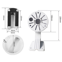 Offre Spéciale CCTV Accessoires En Alliage D'aluminium Montage Mural CCTV Support 13CM Dôme Caméra Support