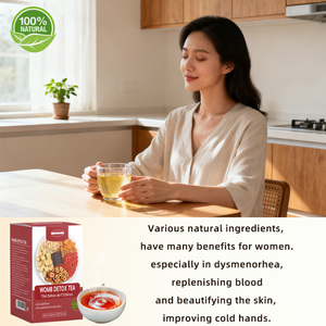 Tisane Bio Mélangée en Sachet – Détox Chaleur pour la Fertilité Féminine, Soutien à la Santé Utérine, Améliore les Chances de Grossesse – Emballage Boîte - Product Image 4