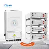 Batterie de stockage Deye tout-en-un BESS 10kWh 20kWh au lithium-ion et onduleur hybride MPPT monophasé 5kW 6kW pour système domestique