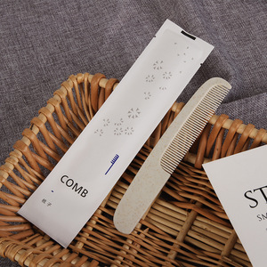 Conjunto de Artigos de Higiene Descartáveis Personalizáveis para Hotéis e Pousadas: Escova de Dentes, Pente, Lâmina de Barbear, Touca de Banho, Cotonete - Embalados Individualmente - Product Image 3