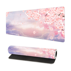 Customizable Romantic Flower Extra Large Rubber Gaming <b>Mouse</b> Pad Thick Rubber Base Anti Fray Stitched Edge <b>Computer</b> Game Deskpad - Product Image 3