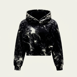 Sudadera de Hombre con Estampado Tie-Dye, Cuello Redondo, Manga Larga, Estilo Casual Otoñal, 100% Poliéster - Product Image 1