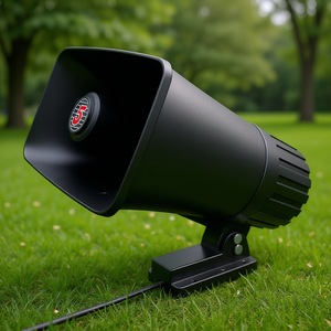 Haut-parleur extérieur PA 5Core 5x8 pouces 65W Bull Horn 8Ohm Système audio portable Noir - Product Image 2