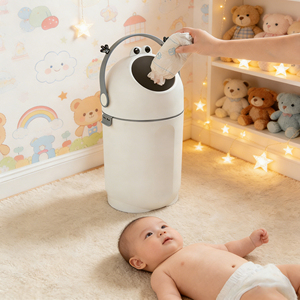 New Anti-Odor <strong>Diaper</strong> Trash Can Upgraded Version with Anti-Tipping Device Included Trash <strong>Bin</strong> Baby <strong>Diaper</strong> <strong>Bin</strong> - Product Image 6