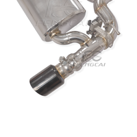 Échappement sport OEM pour BMW F30 F35 320 330 2.0T en acier inoxydable avec silencieux à valve et embout noir