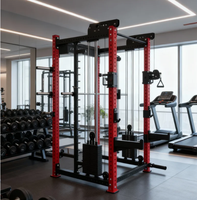 Machine d'entraînement multifonctionnelle en acier unisexe pour usage commercial et domestique, équipement d'exercice Smith Squat Gantry pour la musculation