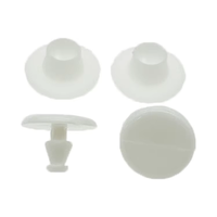 Bouton-pression de sécurité jetable en plastique compact à deux parties de 10 mm pour bracelet de festival - Vente en gros