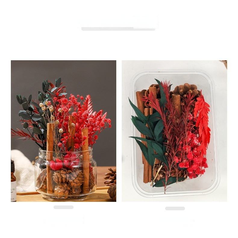 Matériaux de fleurs séchées porte-bonheur