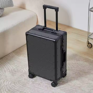 Equipaje de fibra de carbono de lujo de alta calidad con marco de aluminio Diseño moderno Peso ligero y ruedas giratorias portátiles-Mejor precio - Product Image 5