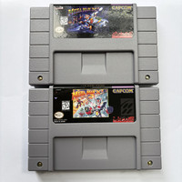 Cartes de jeu pour économiser la batterie pour Super Nintendo SNES Megaman X2 et Megaman X3