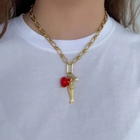 Collar de Cadena con Eslabones de Concha y Perlas de Agua Dulce, Estilo Oceánico, Simple y Moderno, Ideal para Regalo de Mujer