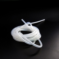 Tuyau en silicone haute élasticité de petit diamètre, multi-usages, résistant à la chaleur et à l'abrasion, lisse, pour la maison et le laboratoire