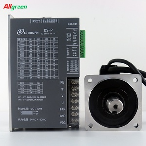 เซอร์โวมอเตอร์ DC 750W DC48V-80V 19A 3000 รอบต่อนาที 2500 ไลน์ พร้อมไดรเวอร์ 8OM02430DC+DS-P750W สำหรับเครื่อง CNC - Product Image 3