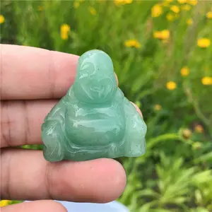 Hot selling green aventurine buddha quartz crystal buddha for decoration