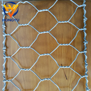 ตะกร้ากาเบียนชุบสังกะสีคุณภาพสูงขนาด 2x1x1 เมตร พร้อมแผ่นรองกาเบียนเคลือบพีวีซี <span class=keywords><strong>80x100</strong></span> สำหรับป้องกันตลิ่งและกำแพงกันดิน - Product Image 2