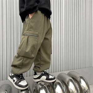 <span class=keywords><strong>Short</strong></span> cargo d'hiver pour garçon Pantalon décontracté pour enfant Moyen Large Vêtements pour enfant plus Velours épais Vêtements pour enfant - Product Image 5