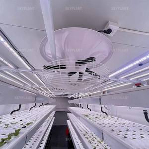 Système de culture hydroponique de micro-légumes Skyplant pour intérieur commercial avec pompe et lumière LED, structure stable, facile à assembler - Product Image 5