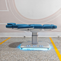 Table de massage portable avec télécommande intelligente pour centre de soins des cils, lit de massage électrique, canapé de physiothérapie