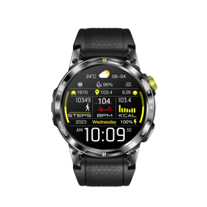 Mới đến cao cấp của người đàn ông Đồng hồ thông minh 1.508 "AMOLED Màn hình lớn tập thể dục Tracker với la bàn BT gọi Silicone ban nhạc - Product Image 5