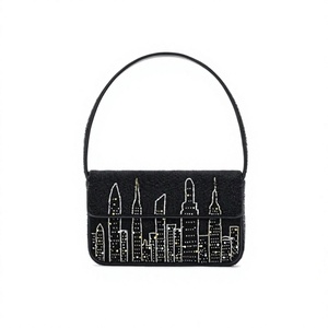 Nouveau sac à main carré brodé de haute qualité, couleurs variées, toile, design élégant, sac promotionnel tendance pour femmes - Product Image 2