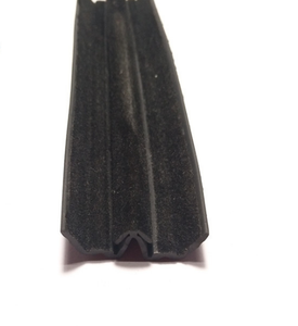 एपडीम फ्लक्ड वेवेट यू चैनल विंडो ग्लास बाहर के मौसम को आकार विंडशील्ड धूल ध्वनि वाटरप्रूफ सील रबर स्ट्रिप - Product Image 1