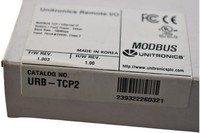 NUEVO Adaptador Ethernet Modbus Remoto UniStream URB-TCP2 de Unitronics, 24 VCC