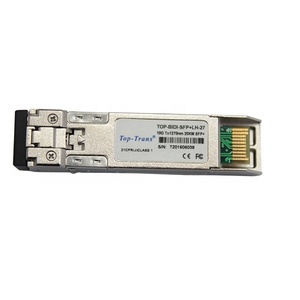 Transceptor SFP+ Bidi de 10g, 1270/1330nm, 20km, Módulo Óptico de Fibra Única para Switch, Top-bidi-sfp+-lh-27 - Product Image 1