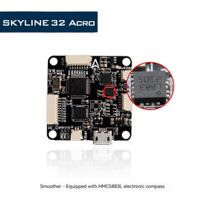 Om mô hình ngoài CC3D chéo Đường đua naze32 điều khiển chuyến bay bạc nuốt Emax skyline32 cho máy bay không người lái vật liệu nhựa - Product Image 4