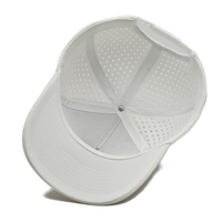 Casquette de baseball sportive classique imperméable en Oxford de haute qualité à 5 panneaux du fabricant ML avec patch en cuir personnalisé et logo imprimé