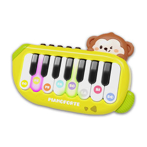 ของเล่นเครื่องดนตรีเปียโนไฟฟ้ารูปกระต่ายน่ารักสำหรับเด็ก - Product Image 1
