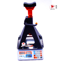 Support de levage 6T avec capuchon en caoutchouc, patin antidérapant et système de double verrouillage, support d'essieu robuste pour atelier de réparation automobile