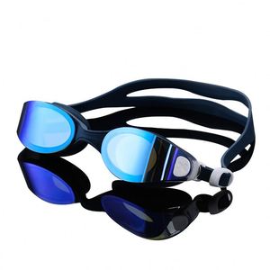 Gafas de natación para adultos de 100 velocidades al por mayor con junta de silicona antivaho gafas de natación de protección ocular profesional - Product Image 1
