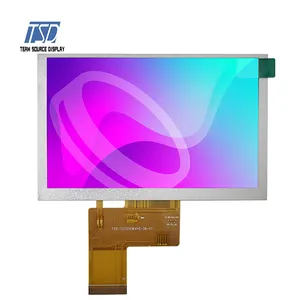 Risoluzione 5.0x800 da 480 pollici 500nits ST7262 IC TTL interfaccia pannello LCD IPS da 5 "per Display industriale