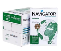 Papel Blanco Grueso de 80 g/m² Ecológico y con Cero Emisiones de Carbono para Escritura Estudiantil e Impresión de Documentos de Oficina