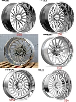 Jantes FANXI Deep Concave 8x6.5 24x14 à 6 trous 6x135, 22x12, 20x10 pour Dodge Ram 2500, 26x16 pour Ford F150, 8x170 pour F250 avec flotteurs