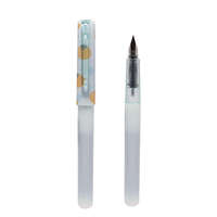 Stylo plume transparent Lucency, pointe métallique de 0,38 mm, outil d'écriture et de calligraphie, stylo plume en plastique coloré, un cadeau pour un ami