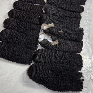 Cabello Humano Virgen de Donante Único, Rizado Indio para Peluca con Frente de Encaje, Transparente HD, 180% 200% 250% de Densidad, Línea de Cabello Natural Personalizada - Product Image 5