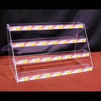 Diviseur en acrylique réglable à ressort pour présentoir de vente au détail, modèle X-01 de la marque XX, taille personnalisée, pour cigarettes et fournitures de supermarché