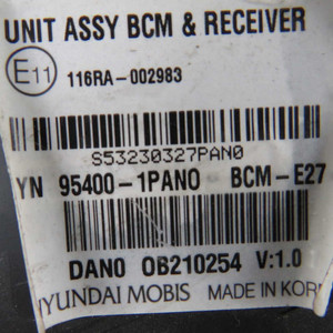 Modulo di controllo centralina 95400-1PAN0 Kia Venga 2009- usato (50518) - Product Image 3