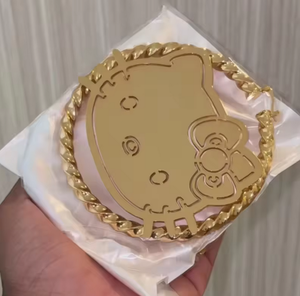 Dropshipping Twist Name Hoops Custom simpatico personaggio dei cartoni animati Piercing orecchini regalo gioielli per ragazze - Product Image 5