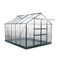 10 pierres en polycarbonate de haute qualité, 8*10 pieds, feuille de plastique agricole, mini serre verte, vente en gros