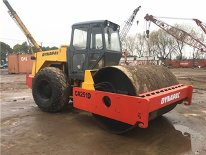 Rodillo de carretera Dynapac de alta calidad CA251D a la venta, máquina Dynapack CA251D usada de segunda mano CA251D CA301D CC421, precio al por mayor - Product Image 2