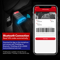 Thinkdiag en Oferta con Cable de Extensión, Nueva Versión, Sistema Completo, 16 Funciones de Reinicio, Codificación ECU, Herramienta de Diagnóstico con Escáner Obd2